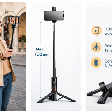 Modelo Q12 – Selfie Stick Tripod